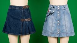 Y2K Denim Mini & Midi skirts VL 19
