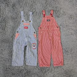 Vintage Kids OshKosh B'gosh Denim Overalls Bundle ..