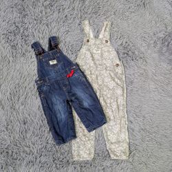 Vintage Kids OshKosh Overalls Bundle | Mixed Sizes