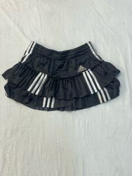 Upcycled Adidas Ruffle Mini Skirt (DV -06)