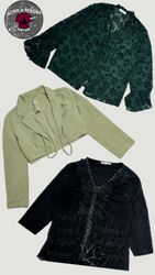 Y2k long sleeve blouse 10 pieces WR1777