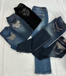 Y2K Embellish Bootcut Jeans B#176