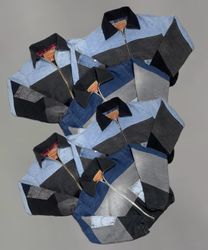 Upcycled Levi’s Denim Cropped Jackets