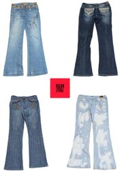 DESIGNER BACK POCKET EMBALISHMENT JEANS BRAND'S IN..