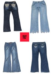 DESIGNER Y2K INSPIRED JEANS BRAND'S INCLUDED WALLF..
