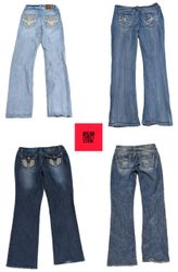 DESIGNER Y2K INSPIRED JEANS BRAND'S INCLUDED WALLF..