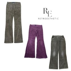 Y2K Unique Girl Corduroy Pants RE-3396