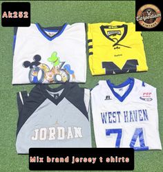 Mix brand jersey t shirts ak252