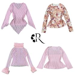 Y2K Gothic Vibe Full Sleeve Tops RW-2133