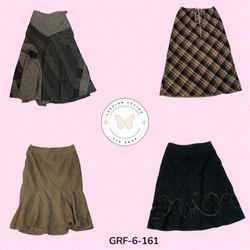 Vintage Wool Skirts Collection – Cozy Chic Y2K Fas..