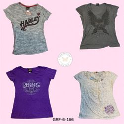 Harley Davidson Print T-Shirt – Classic Moto Rider..