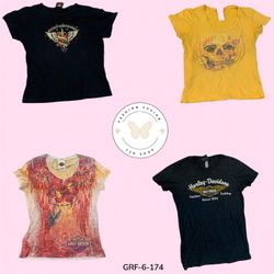 Classic Harley Biker Tee – Washed Cotton Vintage R..