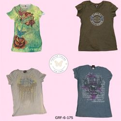 Harley Davidson Style Graphic Tee – Retro 90s Moto..