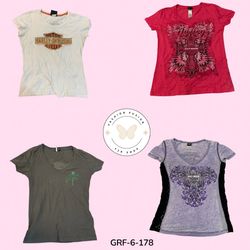 Y2K Harley Style Oversized Tee – Vintage Racing Pr..