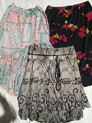 Y2K Floral Skirt RV # 1505