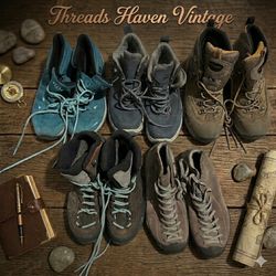 TH# 006 Vibram Outdoor Hiking Shoes | Gorpcore Vin..