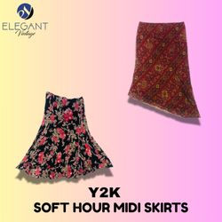 Y2K Soft Hour Midi Skirts - EV1560