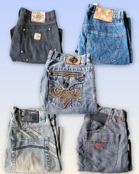 Denim Hip Hop Pant 5 pieces