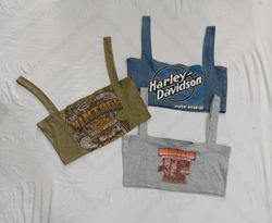 CR9200 Upcycled Harley Crop Tops