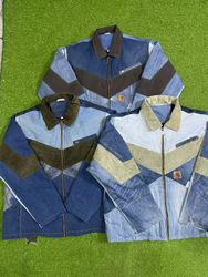 Upcycled Carhartt denim jacket