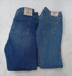 CR9216 Vintage True Religion Flare and Straight Je..