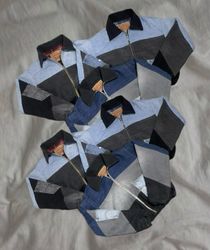 Upcycled Levi’s Denim Crop Jackets