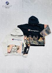 UPCYCLED Champion Mix Branded Hoodies - EVR0663