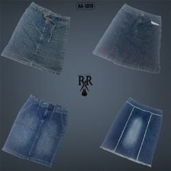 Y2K Britney Era Denim Midi Skirts (AA-1019)