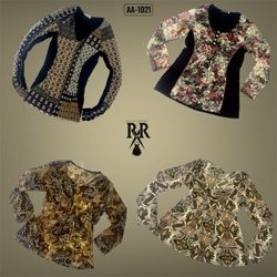 Y2K Boho Earthy Tone  Sleeves Tops (AA-1021)