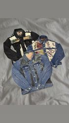 Upcycled Tapestry Denim Jacket