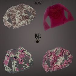 Y2K Baby in Pink  Full Sleeve Tops (AA-1022)