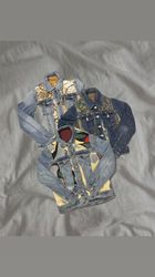 Upcycled Tapestry Denim Jacket