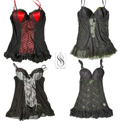 Y2K Dark Aesthetic Vibe Baby Dolls - SS-042