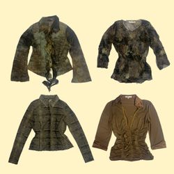 Vintage Mesh Y2K Fairy Grunge Tops