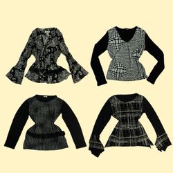 Retro Y2K Statement Bundle: Iconic Prints & Essent..