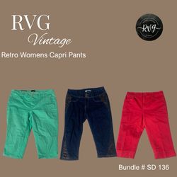 Retro Womens Capri Pants
