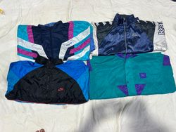 Mix branded windbreaker jacket. 80s 90s