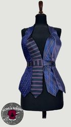 Upcycled Tie Halter Top