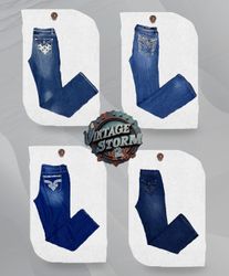 Y2K Embellished Denim Jeans