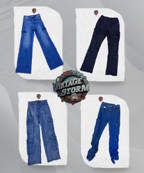 Y2K Denim Cargo Pants