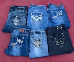 Unbranded bootcut 12 pcs (Maurices,slivers jeans) ..