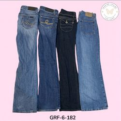 ✨ Retro Vibes Flared Jeans – Y2K High Waist Editio..