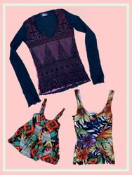 Printed Full Slevees Tops