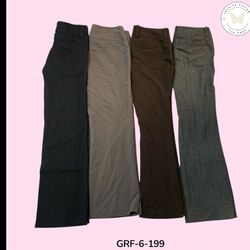 Trendy High Waist Poly Pants – Soft Stretch Everyd..