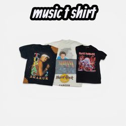 T-shirt avec imprimé musical