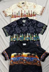Hawaiian button up shirts (828)