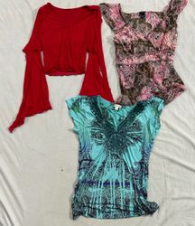 Y2k summer tops (861)