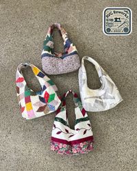 25 Pieces Exact Upcycled Patchwork Quilted Shoulde..