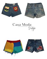 160626-6 y2k denim micro shorts 10 pcs