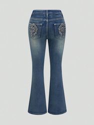 Y2K flare jeans pants
